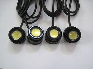 6 Piezas 3W LED Ojos de Águila Día LED Luz Inversa Super Blanca - Imagen 1 de 7