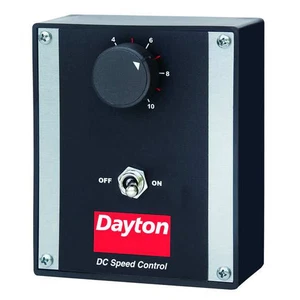 Dayton DC Speed Control,0 to 90/180V DC,2 A 4Z527 Dayton 4Z527 190735340837 - Picture 1 of 2