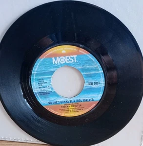 Thelma Houston No One's Gonna Be a Fool Forever (Mowest MW 3001) UK - Picture 1 of 1