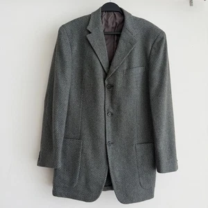 Ermenegildo Zegna Blazer Herren 44 L Kaschmir Tweed unstrukturiert Sport Mantel Jacke - Bild 1 von 15