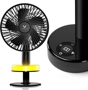 VENTY Portable Clip Fan Rechargeable 10-Hour Battery Portable Fan 360° NEW USA - Picture 1 of 7