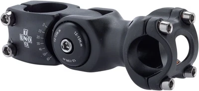KAluminum 820 Stem 90mm Clamp 25.4mm Adjustable Steerer 1 1/8 in Black Aluminum - Image 1 of 2