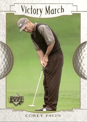 2001 Upper Deck PGA Golf Tour Victory March Corey Pavin #157 - Image 1 of 2