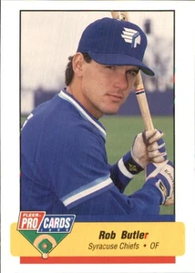 Rob Butler 1994 Fleer ProCards #982 RC Syracuse Chiefs *AutographDen* - Picture 1 of 2
