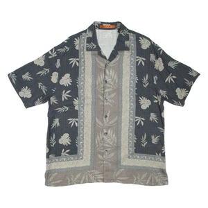 AXIS Mens Shirt Grey Silk L - Picture 1 of 6