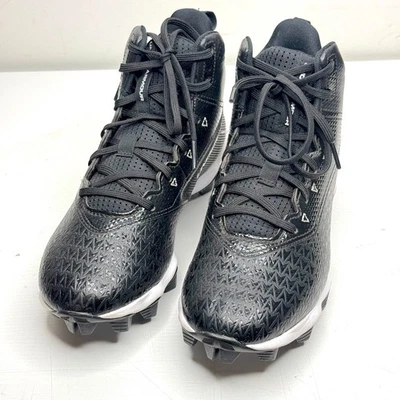 Under Armour Hammer Mid Rm Jr. Football Cleats Youth Boys 6Y Black 3022175-001 - Image 1 of 4