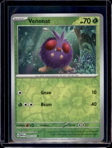 Venonat SV: Scarlet & Violet 151 Pokémon 048/165 Reverse Holo NM+ - Picture 1 of 2