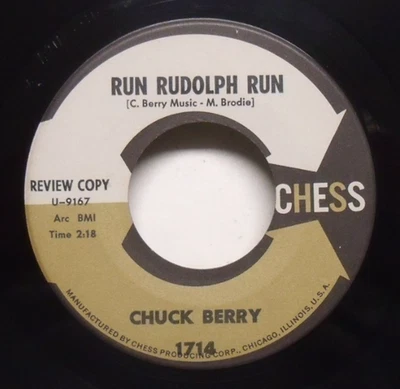Chuck Berry - Merry Christmas Baby - 1958 Holiday 45 on CHESS - Image 1 of 2