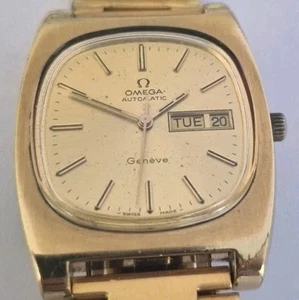 Omega Geneve Automatic Cal. 1022 Men 36mm Day Date Vintage Watch Bracelet Omega - Picture 1 of 9