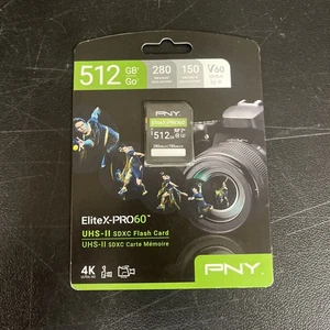 Professional 512GB UHS-II SD Memory Card EliteX-PRO60 - Picture 1 of 2