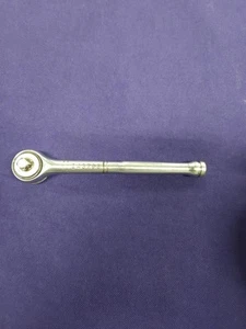 Vintage CRAFTSMAN 943795 Thumb Wheel Ratchet 1/4" Drive Nice Shape - Picture 1 of 14