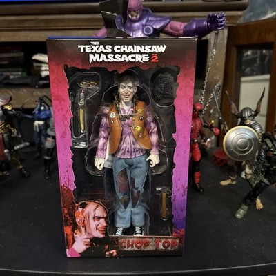 Figura de acción NECA Chop Top Texas Chainsaw Massacre 50 aniversario nueva Foto 1 de 4