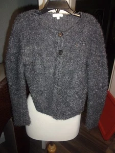 Gucci Girl's Mohair/Appaca Sweater Gray Size 6 - Picture 1 of 3
