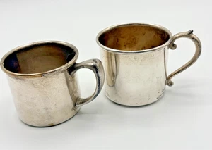 Pair of Vintage Silver-Plated Cups – 1881 Rogers EPNS 114 & King Edward Silver P - Picture 1 of 18