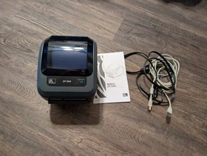Zebra ZP505 Thermal Label Printer Serial/Parallel With Labels & Cables VERY GOOD - Afbeelding 1 van 8