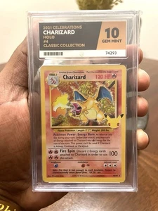 ACE Grading Gem Mint 10 💎 Charizard Celebration Classic Collection  - Picture 1 of 3