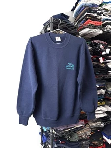 Vintage Jaguar Drivers Club Sweatshirt Racing Land Rover Blau Größe M - Bild 1 von 4