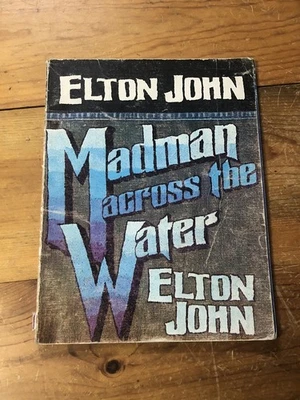 Elton John Madman Across the Water Piano Voice Songbook 1971 Dick James READ! - Image 1 of 4