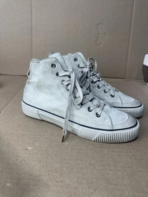 All Saints Max High Top Men's Size 9 Suede Leather Sneaker Casual Shoe - Image 1 of 4