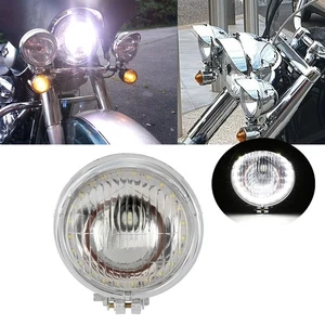 Motorcycle Visor Bullet LED Headlight For Honda Shadow VT VLX 600 600CD Deluxe - Picture 1 of 12