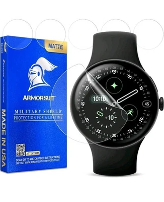 Paquete de 6 películas protectoras de pantalla ArmorSuit para Google Pixel Watch 41 mm Foto 1 de 3