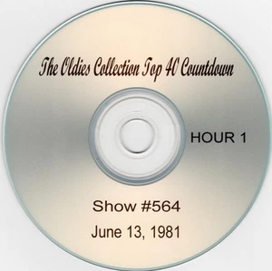 Oldies Collection Top 40 Countdown 6/13/1981 -Show # 564 - Picture 1 of 1