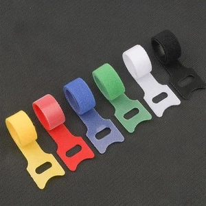 50Pcs Befestigungs Kabelbinder Haken Und Schleife Nylon Reiche Farben Kabel Rie❀ - Afbeelding 1 van 12