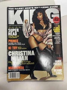 King Magazine - Christina Milian Rare Cover November/December 2004 Issue - Picture 1 of 11