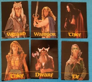 Vintage 1993 Dragon Strike Board Game 6 Hero Cards Replacement Parts Pieces - Picture 1 of 2