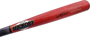 JUAN SOTO AUTOGRAPHED RED OLD HICKORY GAME MODEL BAT METS BECKETT QR 195175 - Picture 1 of 8