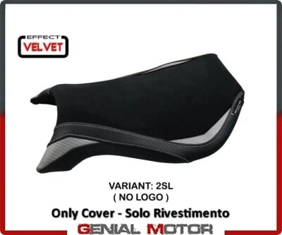 Funda sillín asiento Natori Velvet Silver (SL)T.I. para MV AGUSTA F4 1999>2009 Foto 1 de 2