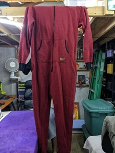 Polar Piece Canadian Made Jumpsuit -Red- Sz Large Used - Picture 1 of 6