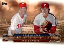 2015 Topps Inspired Play Steve Carlton/Cole Hamels 11323 #I-5