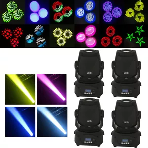 4PCS 90W Moving Head Light Beam LED Gobo DMX DJ Stage Light Disco Party Lights - Picture 1 of 12