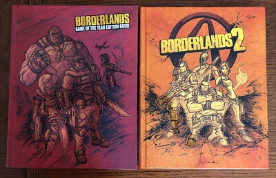 BORDERLANDS Game of the Year Edition Guide & BORDERLANDS 2 Limited Ed Guide Book Foto 1 de 4