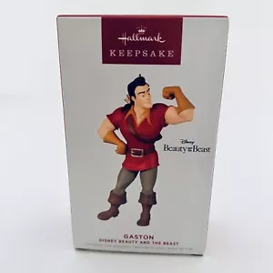Adorno de recuerdo Hallmark 2022 Disney Beauty & the Beast Gaston edición limitada - Imagen 1 de 3