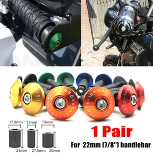2x Bike Bar End Plugs Handlebar Caps Bicycle Grips Cover MTB Mountain Road Grips - Picture 1 of 17
