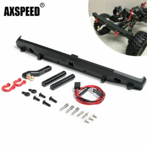 Paraurti posteriore in metallo AXSPEED con ganci LED per auto TRX-4 1:10 RC Stati Uniti - Foto 1 di 8