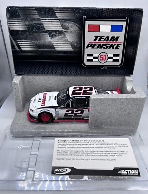 Neumático de descuento 361 hecho autografiado 2016 Brad Keselowski diecast #22 Foto 1 de 4