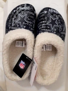 Offiziell lizenzierte Dallas Cowboys DAMEN-SLIPPER GRÖSSE SMALL 5/6 NEU - Bild 1 von 5