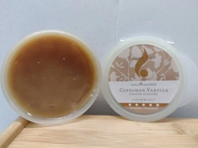 RARO! GOLD CANYON SCENT POD 2,4 oz (tamaño completo) canela vainilla vela cera derretida Foto 1 de 4