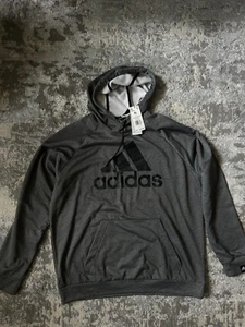 Sudadera con capucha para hombre gris adidasXL nueva con etiquetas - Imagen 1 de 13