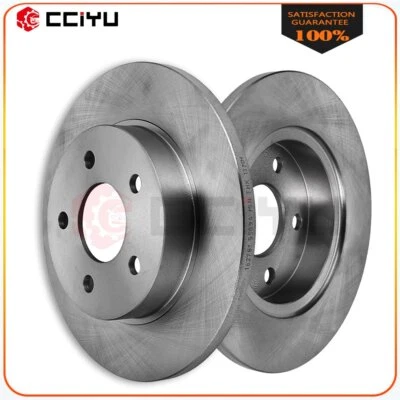 Rear Brake Rotors Discs For 2006 2007 2008 Chevy Cobalt Malibu Pontiac G5 G6 HHR - Image 1 of 4