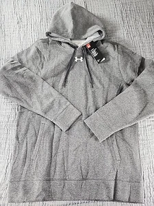 Under Armour Mens Warm Fleece Warm Hustle Fleece Hoody Gray 1300123-091 - Picture 1 of 6