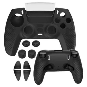 Anti-Slip Silicone Protector Cover +Rocker Cap for PS5 Edge Controller - Picture 1 of 9