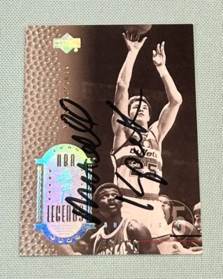 Mitch Kupchak 1999 Upper Deck NBA Legends Commemorative /50 Signed Autograph TTM - Image 1 of 3