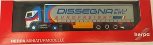 Herpa 316729 Scale HO Scania 142 With Trailer 'Dissegna' I- Rossano Veneto- IT - Picture 1 of 1
