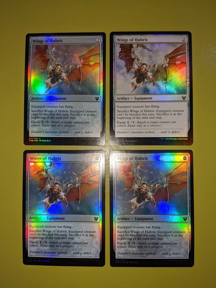 FOIL Wings of Hubris x4 Theros: Beyond Death 4x MTG Magic the Gathering - Image 1 of 1