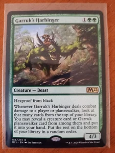 Garruks Harbinger Magic The Gathering Rare Core Set 2021 185 - Bild 1 von 2
