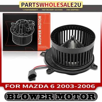 Motor soplador calentador HVAC con jaula ventilador para Mazda 6 2003 2004 2005 2006 GK3J61B10B Foto 1 de 4